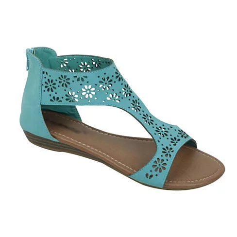 Crazy Daisies Summer Sandals - Delicate Flower Cutouts for a Stylish Summer Look