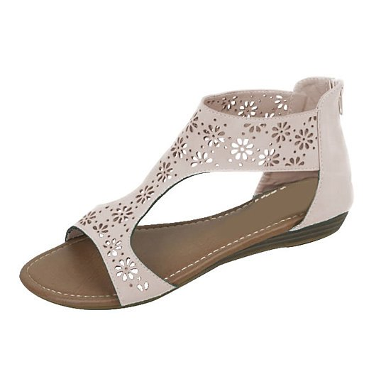 Crazy Daisies Summer Sandals - Delicate Flower Cutouts for a Stylish Summer Look