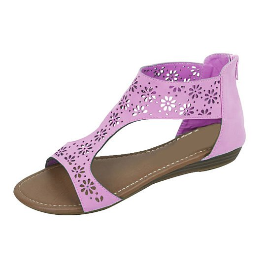 Crazy Daisies Summer Sandals - Delicate Flower Cutouts for a Stylish Summer Look