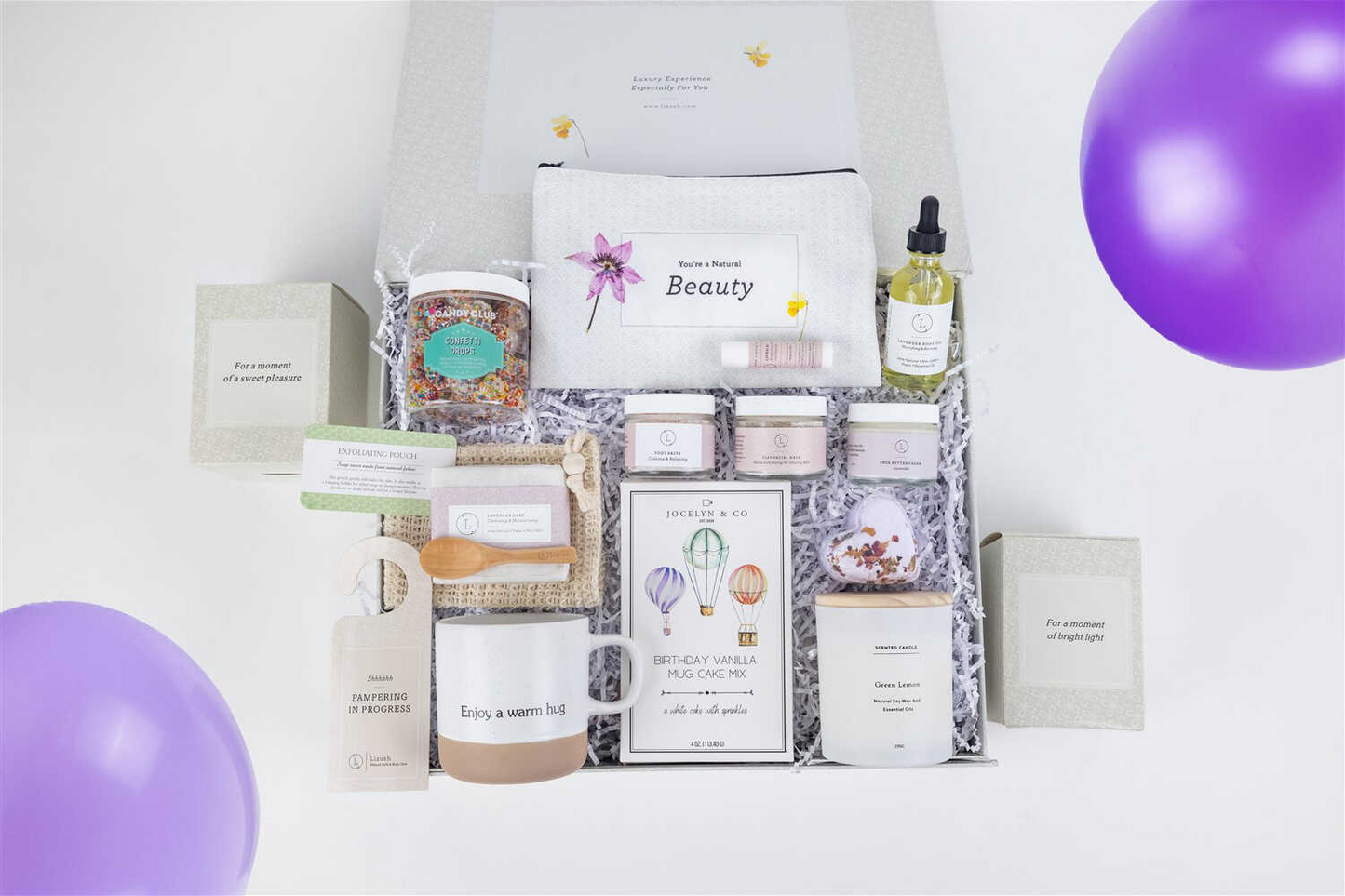 Birthday Gift Basket, Pampering Birthday Gift Box - The Perfect Gift to Celebrate Her Special Day