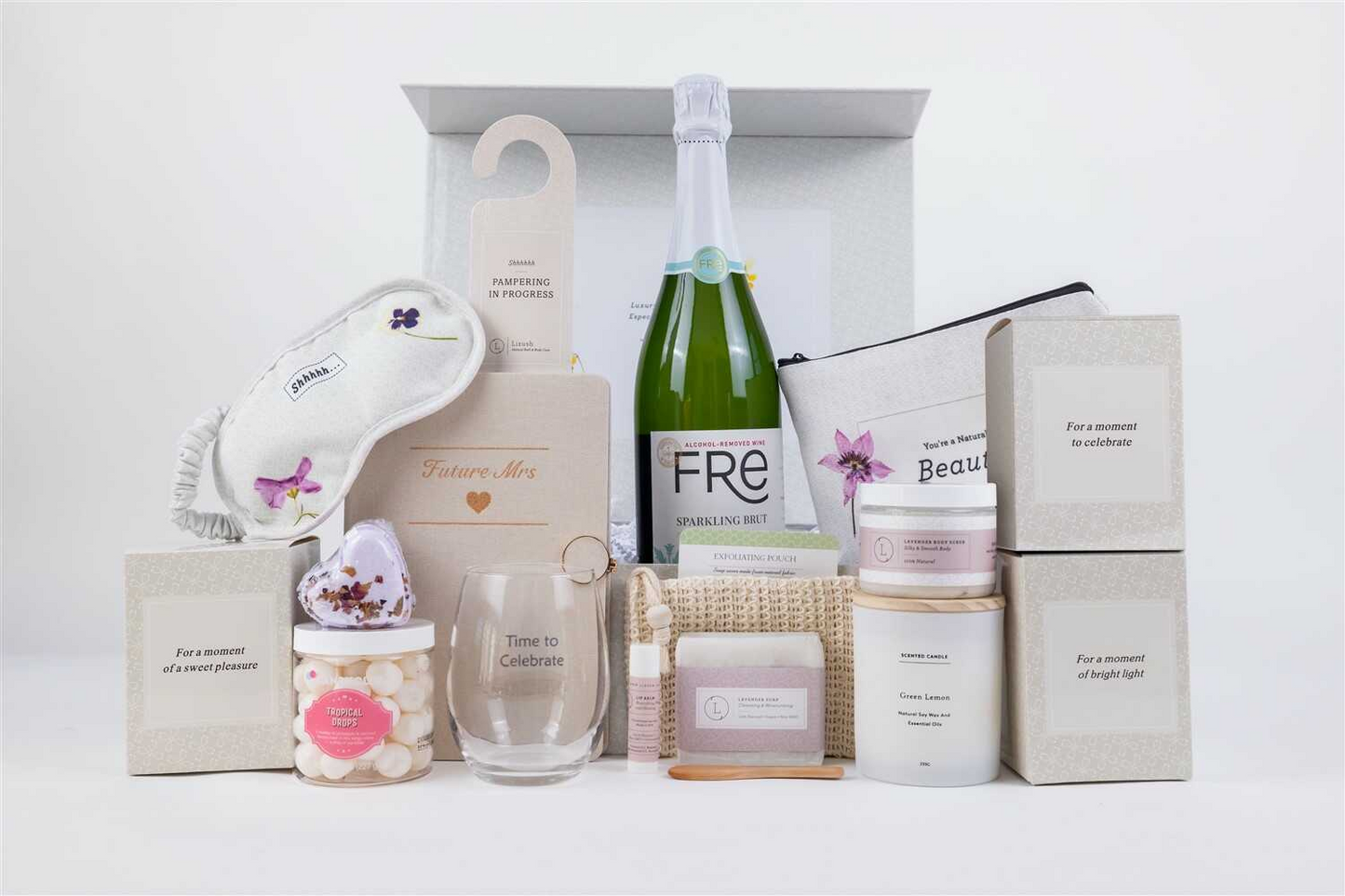 Bride to be Gift Box, Bridal Shower Gift Basket - Celebrate and Pamper the Future Mrs.