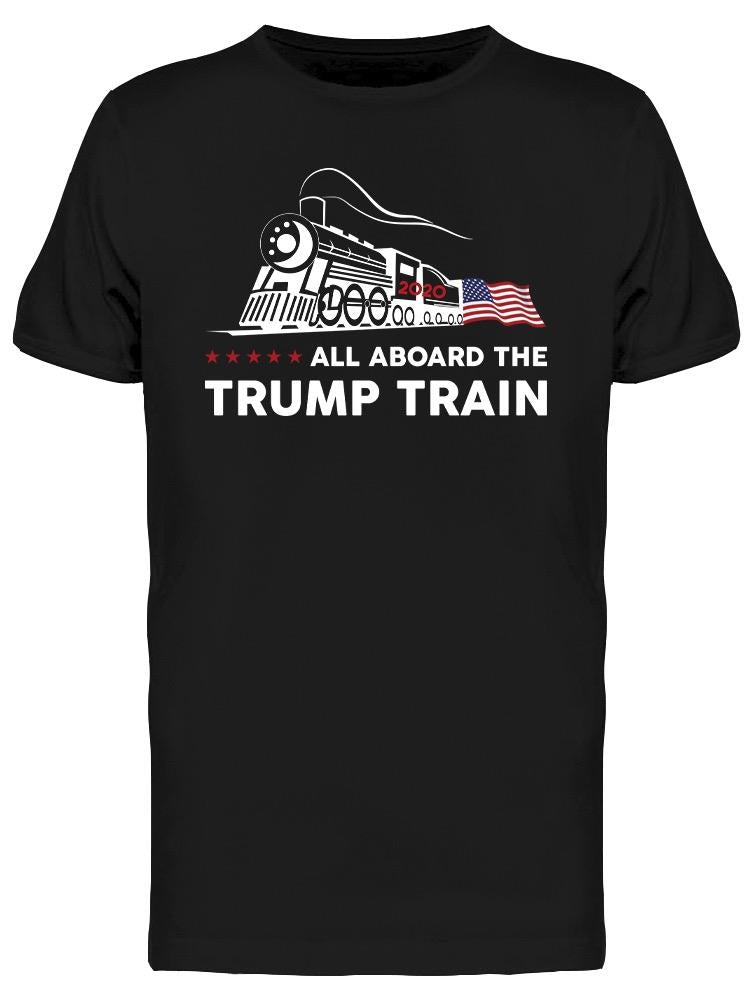 All Aboard The Trump Train Men's T-shirt - Express Yourself with Style