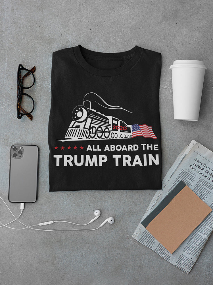 All Aboard The Trump Train Men's T-shirt - Express Yourself with Style