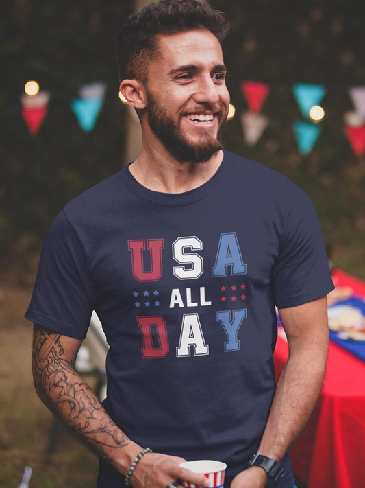 USA All Day T-shirt - SmartPrintsInk Designs | Shop Now at SmartPrintsInk