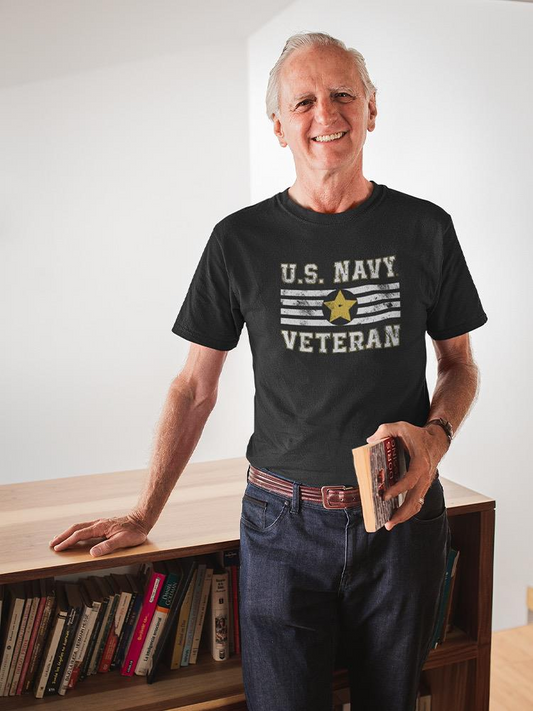 U.S. Veteran T-shirt Men's - Navy Designs | Patriotic Apparel