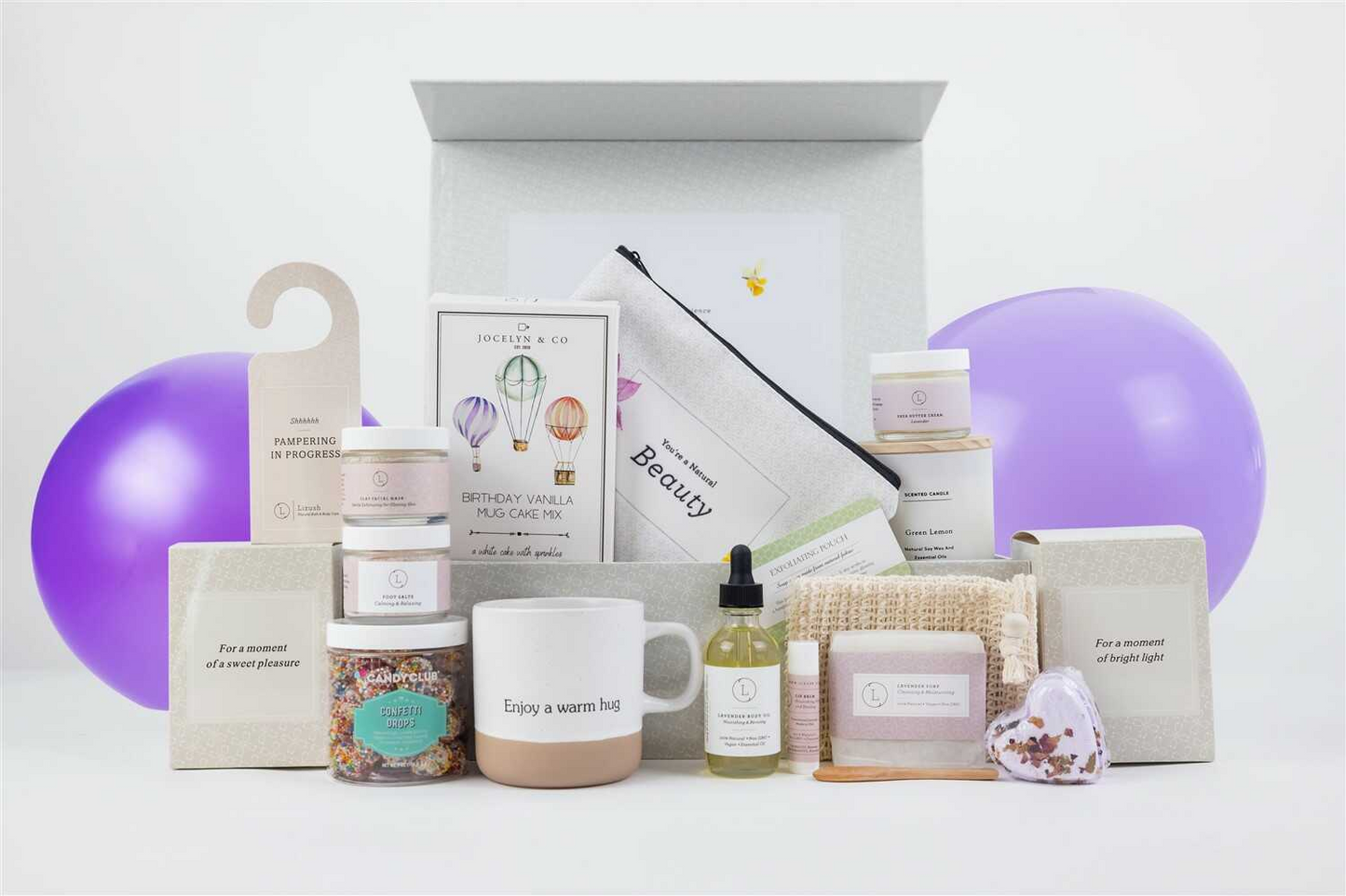 Birthday Gift Basket, Pampering Birthday Gift Box - The Perfect Gift to Celebrate Her Special Day