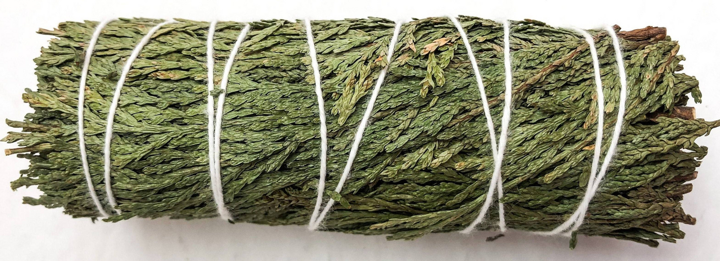 Smudging Herbs - Cedar Smudge Stick - 2 Mini Bundles | Purify and Protect Your Space