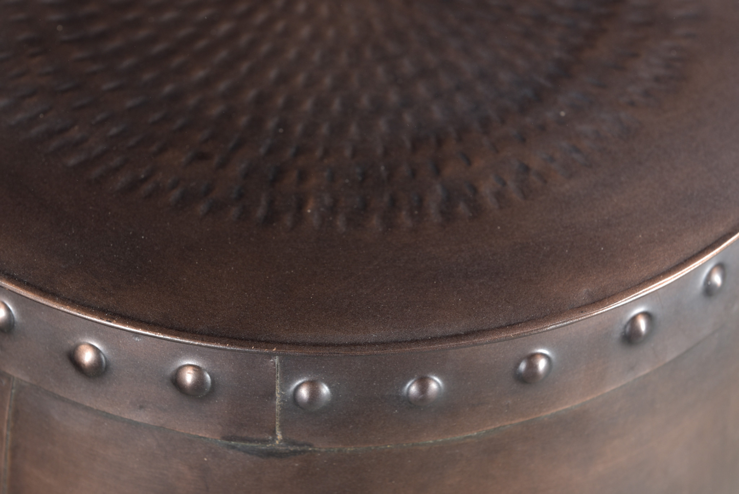 20" Copper Iron Round End Tables - Versatile and Stylish