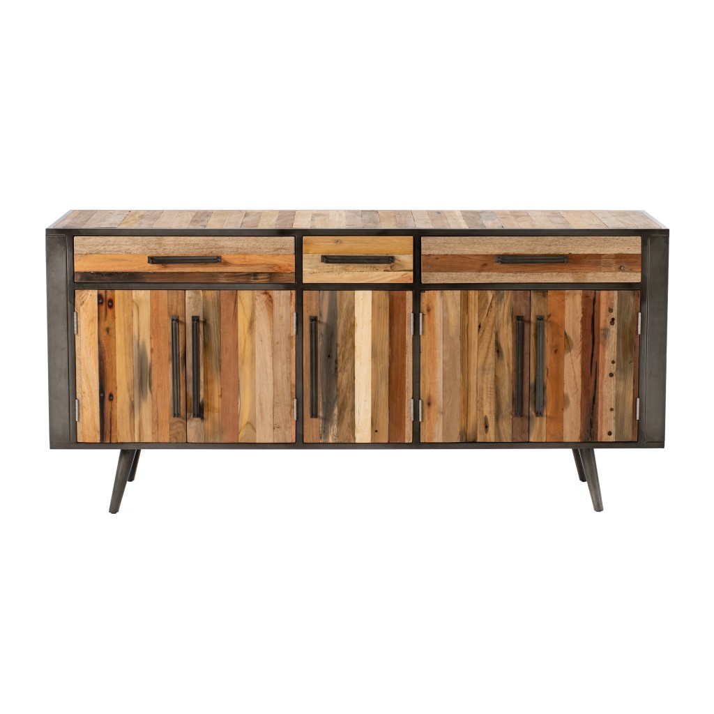 "71"" Modern Rustic Natural Buffet Server"