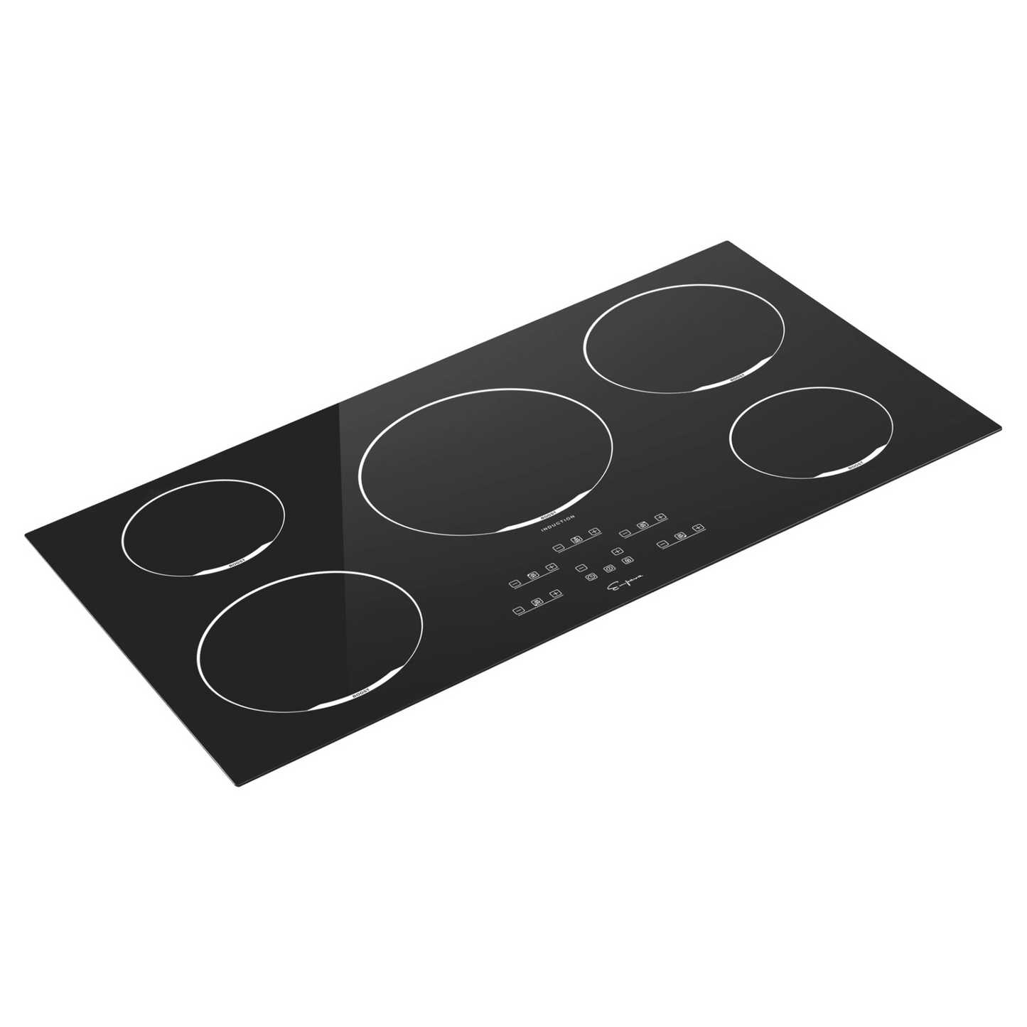 Empava 36EC01 36 Inch 5 Elements Black Induction Cooktop