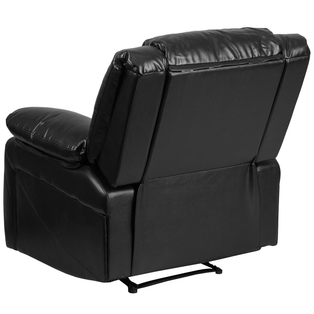 Harmony Series Black LeatherSoft Recliner - Contemporary Style, Comfortable and Stylish