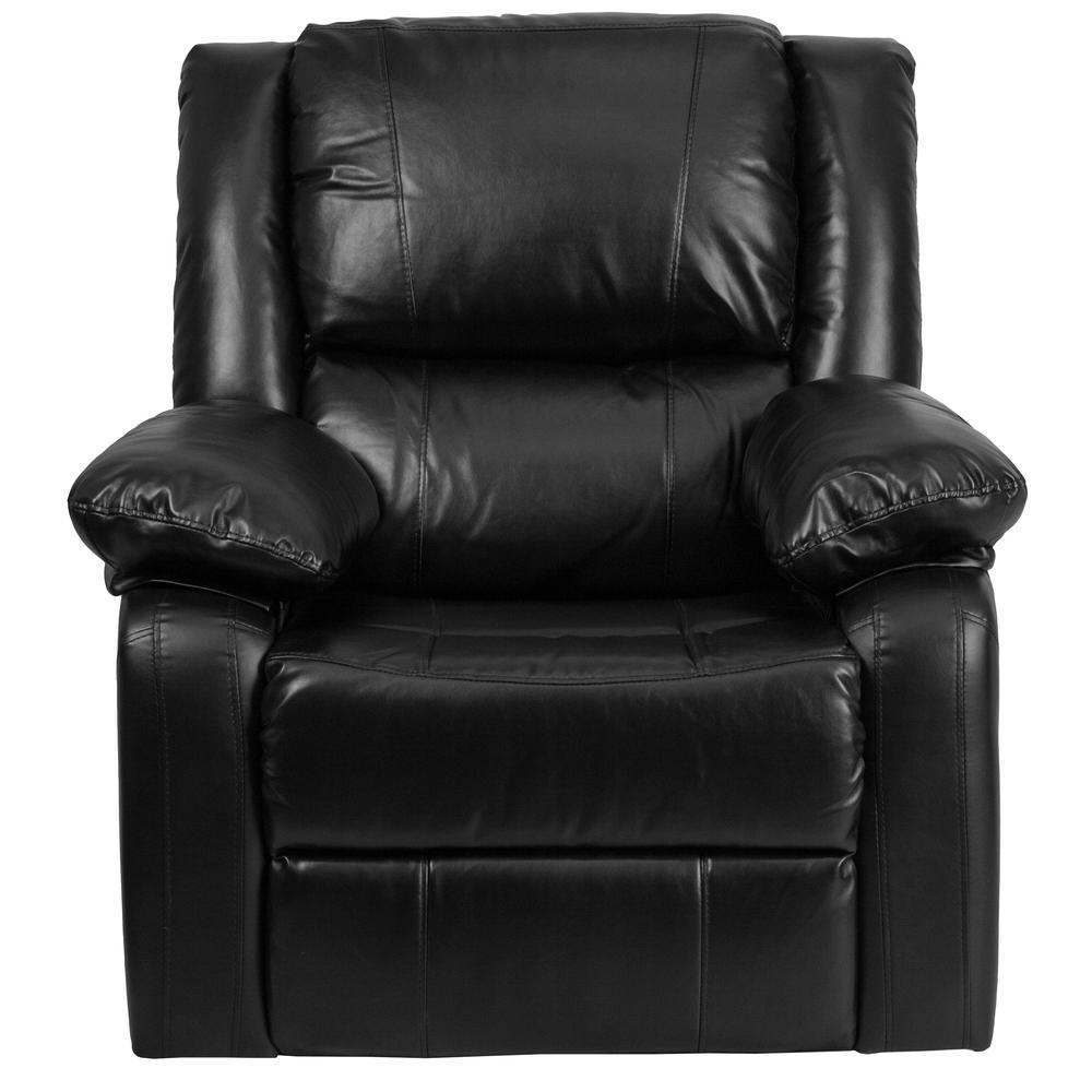 Harmony Series Black LeatherSoft Recliner - Contemporary Style, Comfortable and Stylish