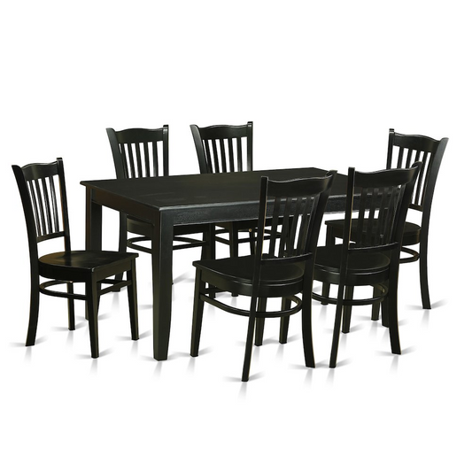 7  PC  Dining  room  sets  -Kitchen  dinette  Table  and  6  Kitchen  Chairs