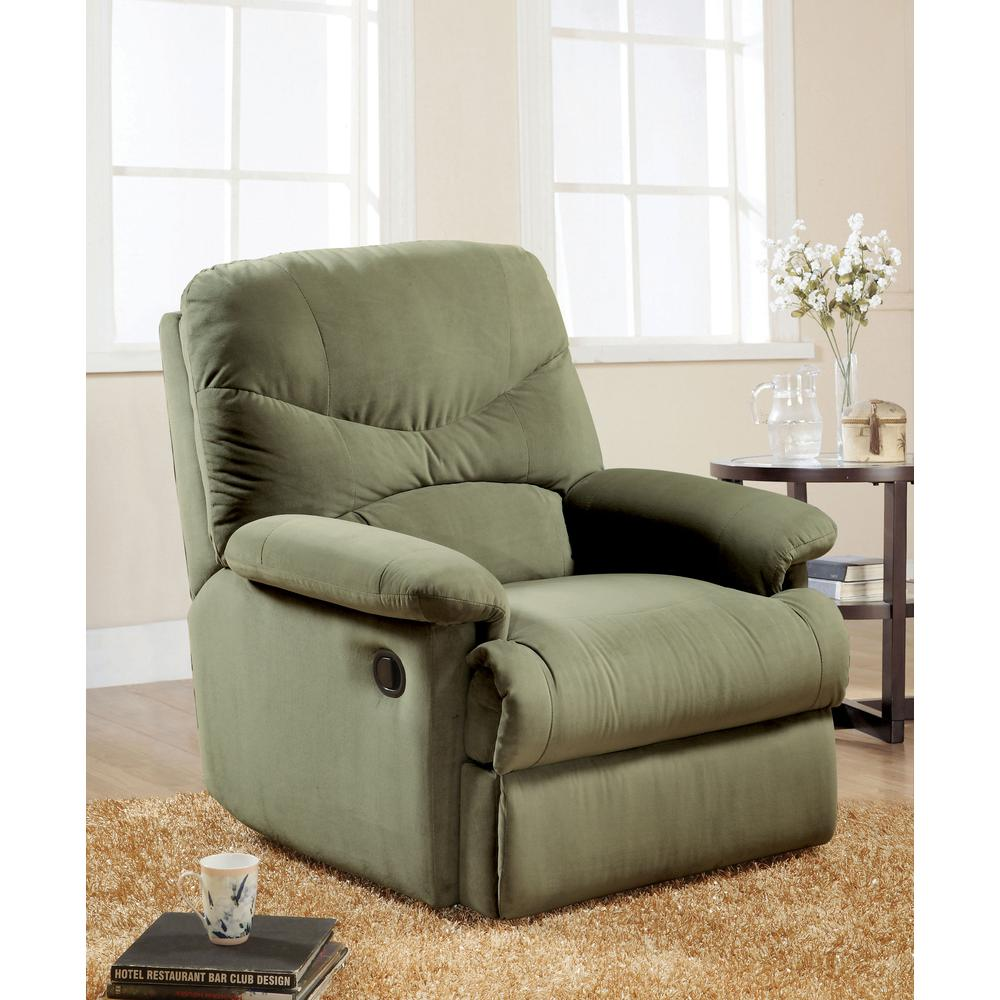 Arcadia Motion Recliner, Sage Microfiber - Comfort, Style, and Value for Your Home