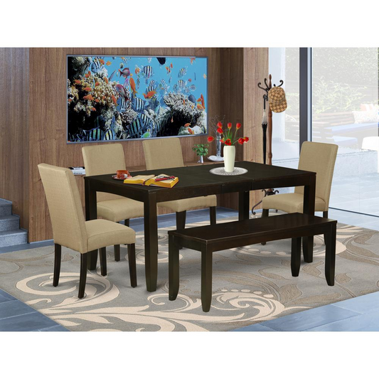 Dining Room Set Cappuccino, LYDR6-CAP-03