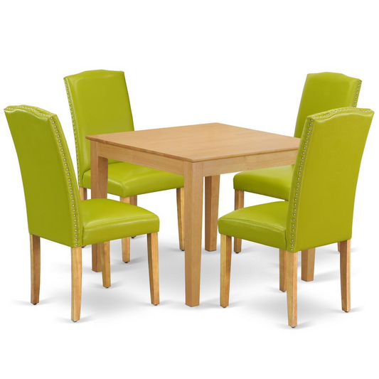 Dining Room Set Oak, OXEN5-OAK-51