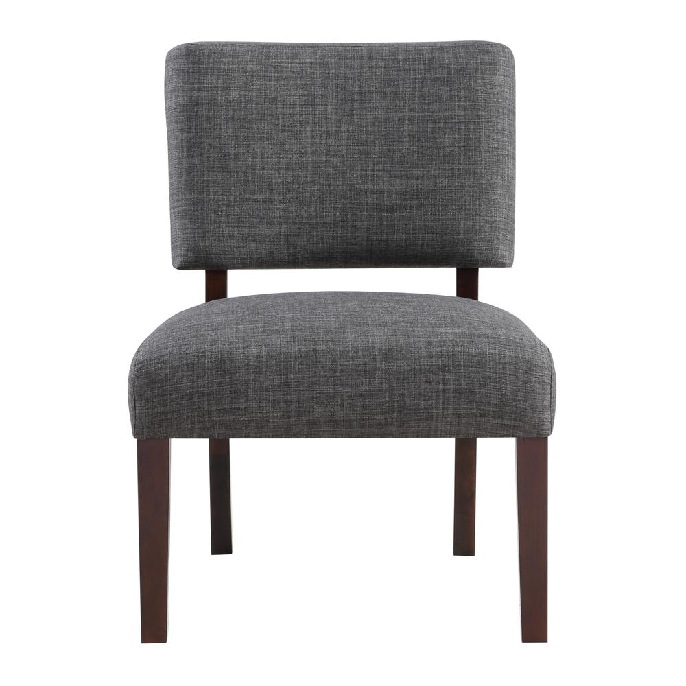 Jasmine Accent Chair - Contemporary Modern Design | Soft Padded Seat | Trendy Polyester Fabric