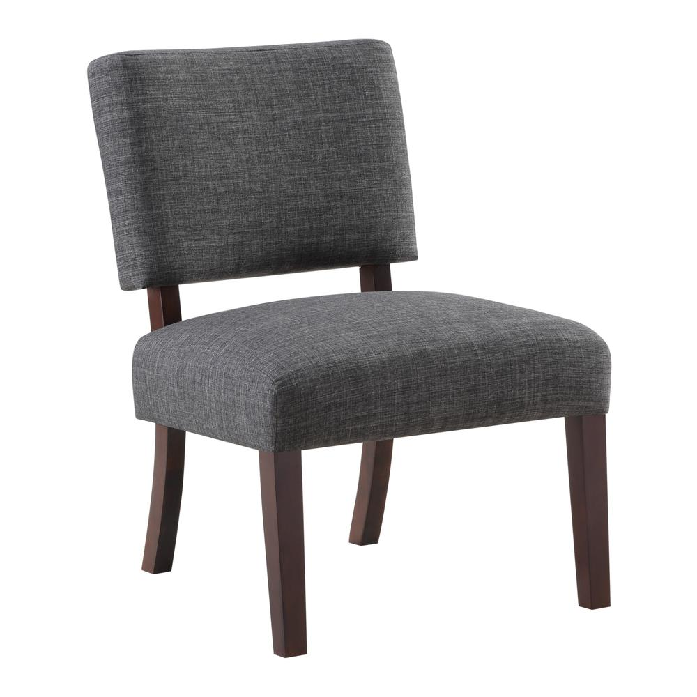 Jasmine Accent Chair - Contemporary Modern Design | Soft Padded Seat | Trendy Polyester Fabric