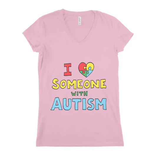 I Love Someone With Autism Women T-shirt - Express Your Support