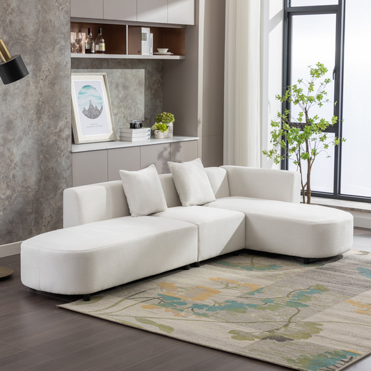 Luxury Modern Style Living Room Upholstery Sofa - Comfortable and Elegant Design