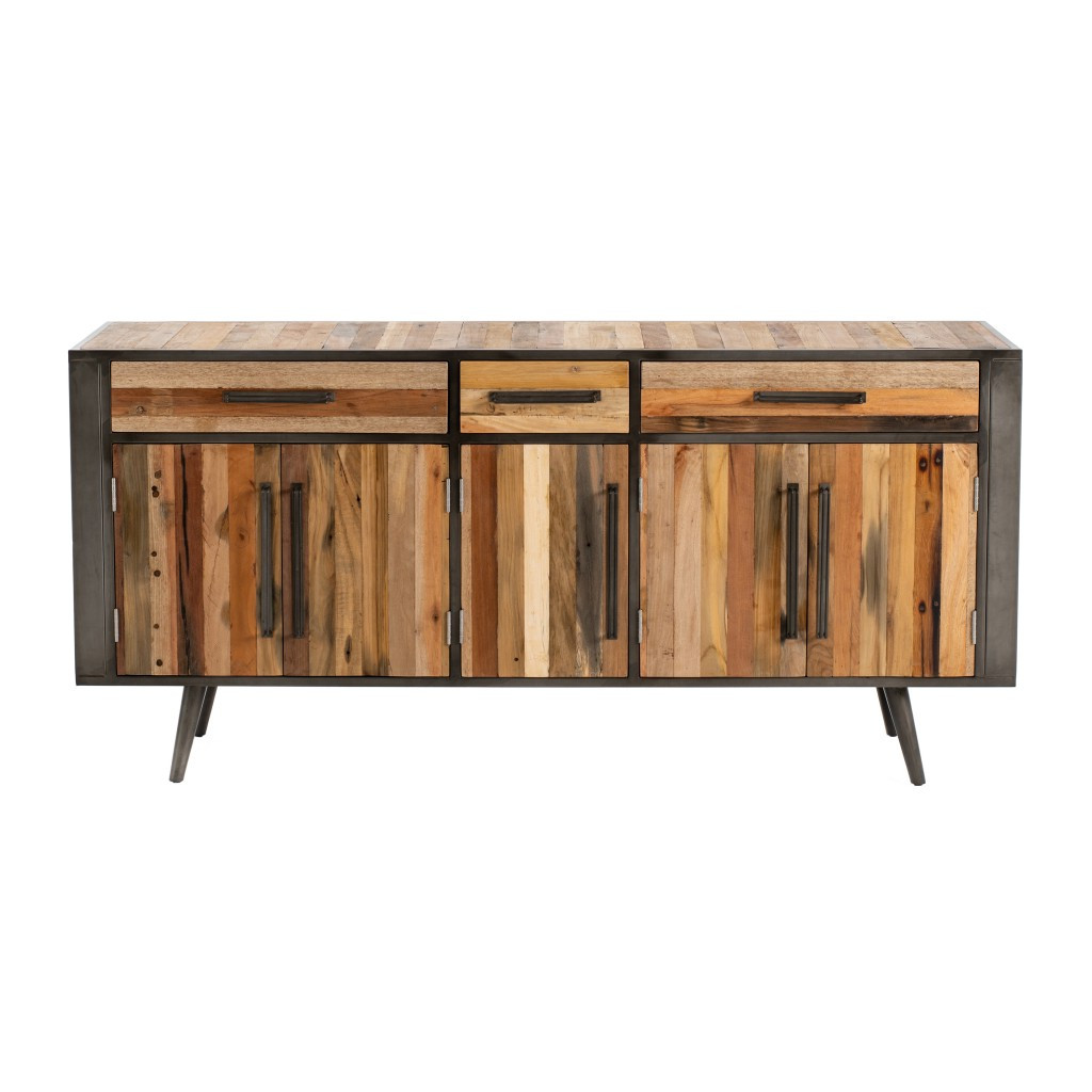 "71"" Modern Rustic Natural Buffet Server"