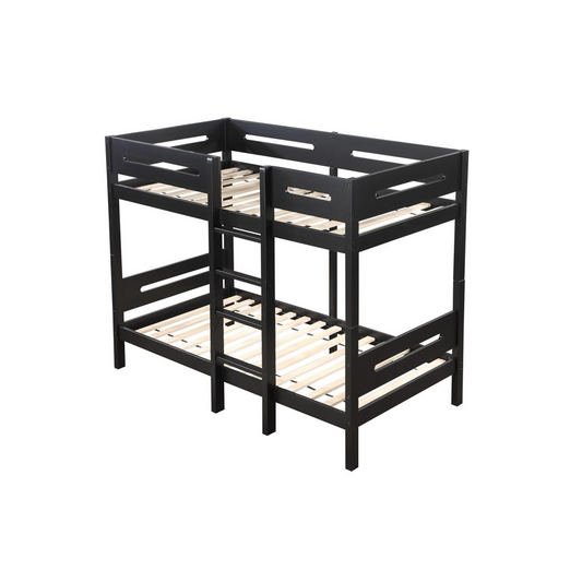 Ekko Twin/Twin Bunk Bed, Black Finish