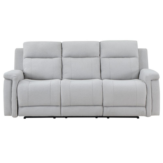 Transitional U1797 Grey Reclining Sofa / Console Reclining Loveseat - Modern Style and Ultimate Comfort