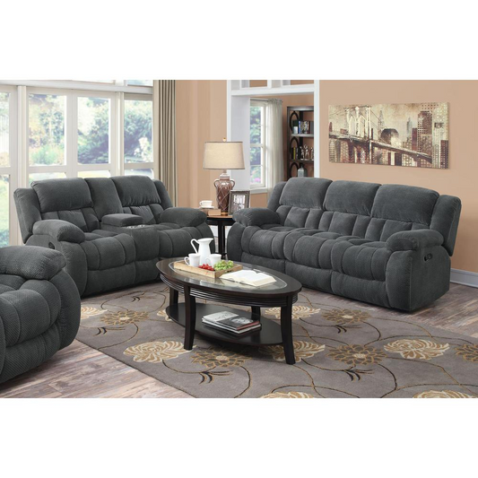 Weissman Upholstered Tufted 2pc Living Room Set