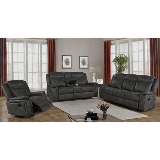 Lawrence Upholstered Tufted 3pc Living Room Set