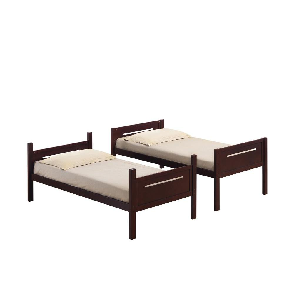 Littleton Twin Over Twin Bunk Bed Espresso