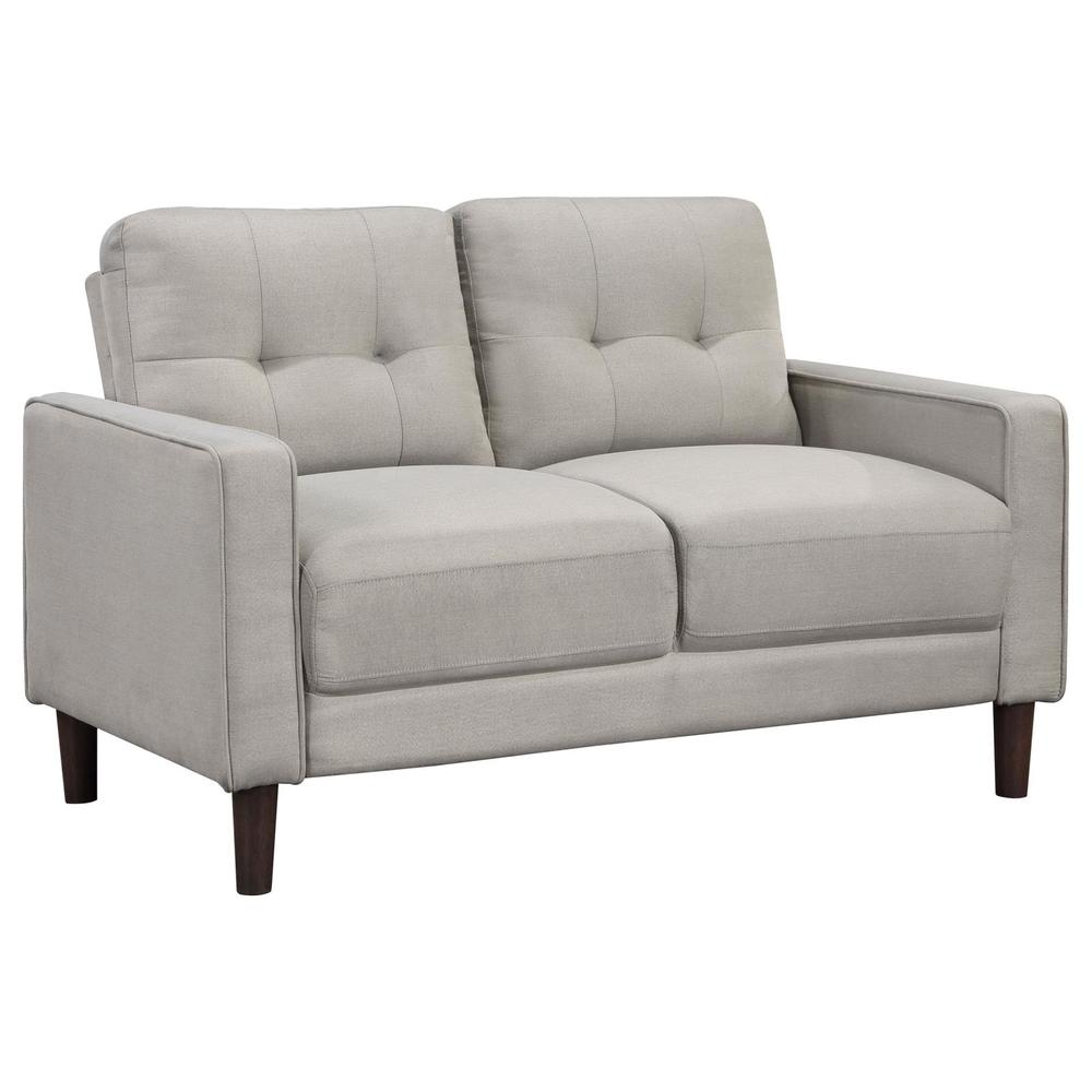 Bowen 3-piece Upholstered Track Arms Tufted Sofa Set Beige