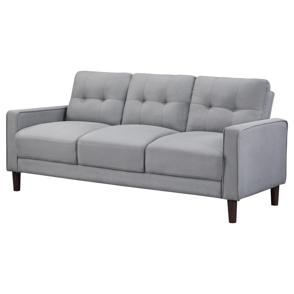 Bowen Upholstered Track Arms Tufted Sofa Grey