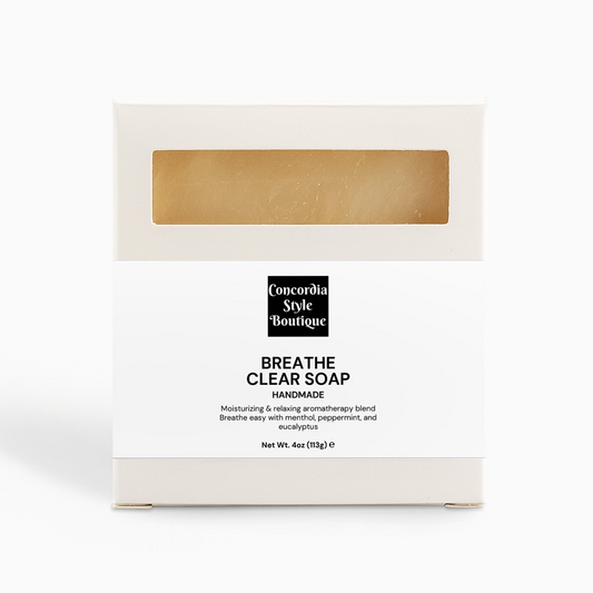 Breathe Clear Soap - Moisturizing Soap with Aromatherapy Benefits