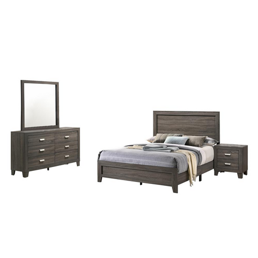 Anastasia 4 Piece Bedroom Set, Queen - High-Quality Furniture for a Stylish Bedroom