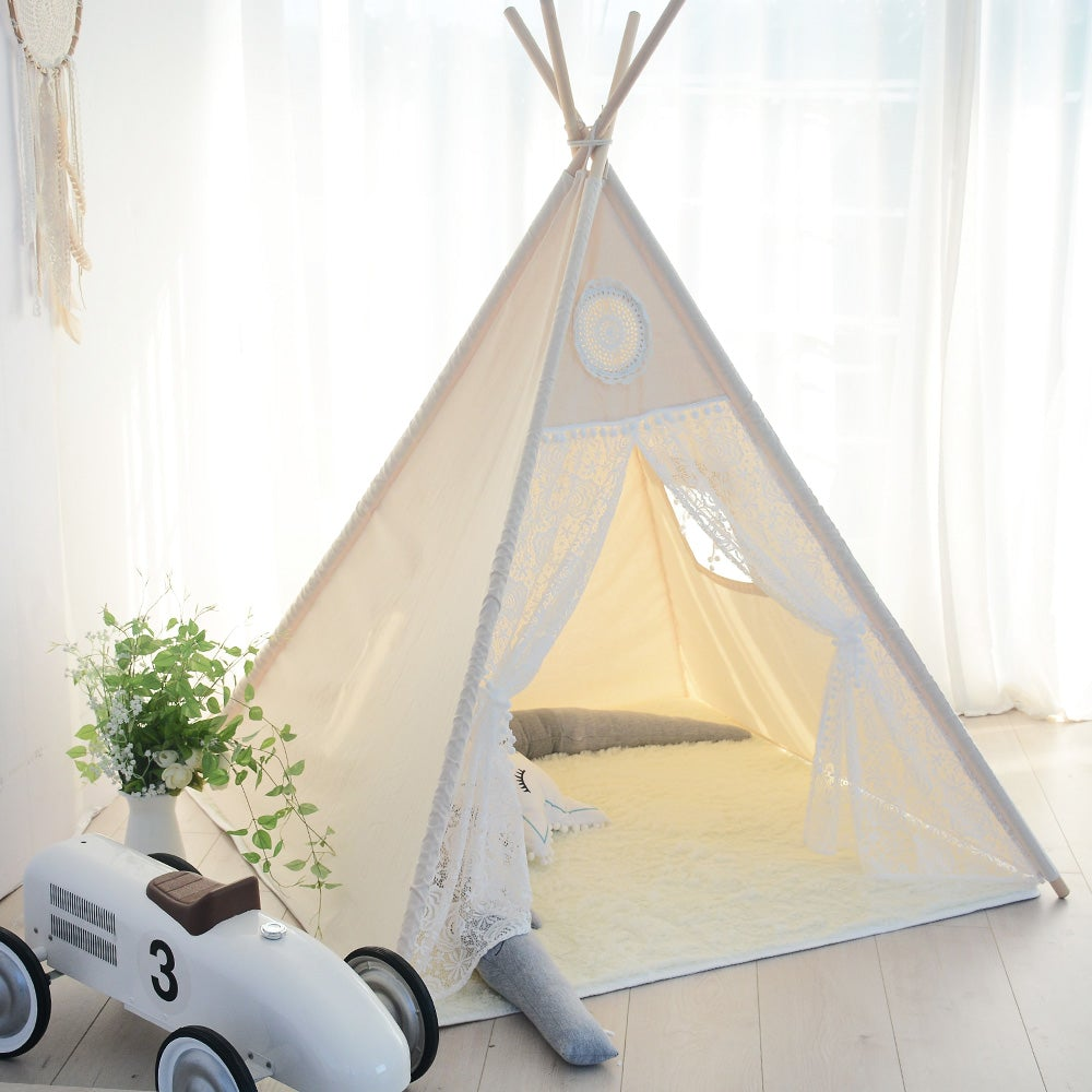 Kids Teepee Tent-Children's Teepee | Perfect Play Area for Imaginative Play