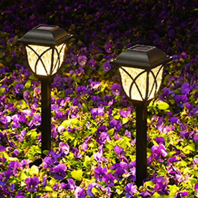 2, 4, 6 & 8 Pack Solar Yard Lights Bright Lawn Lights Outdoor Waterproof Led Solar Pathway Lights Landscape Path Lights