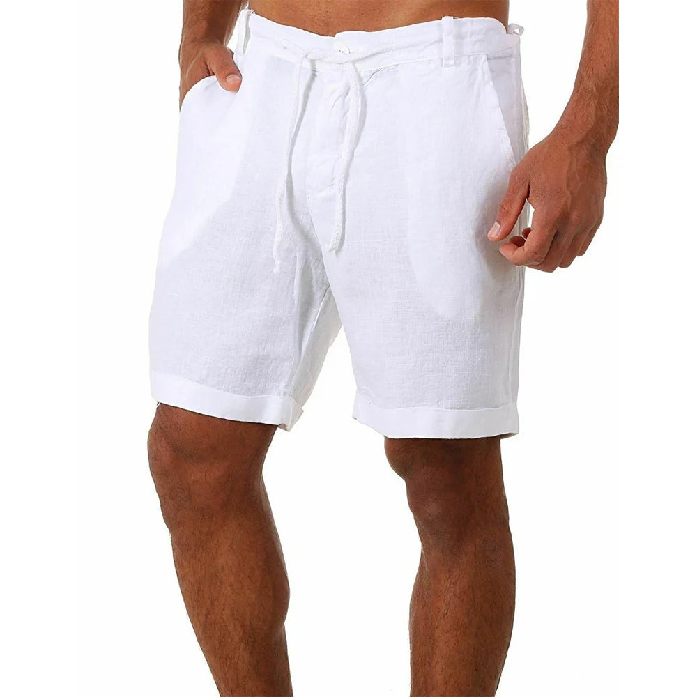 King Billionaire Men's Breathable Streetwear Linen Shorts S-4XL