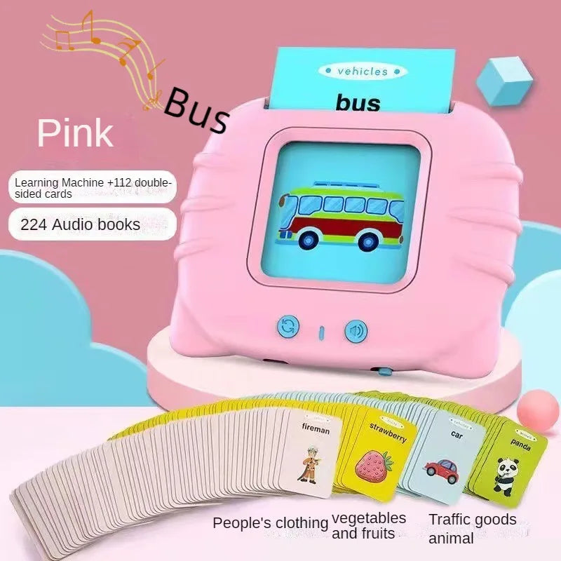 Kids Toys Talking Flash Cards Learning English Electronic Book