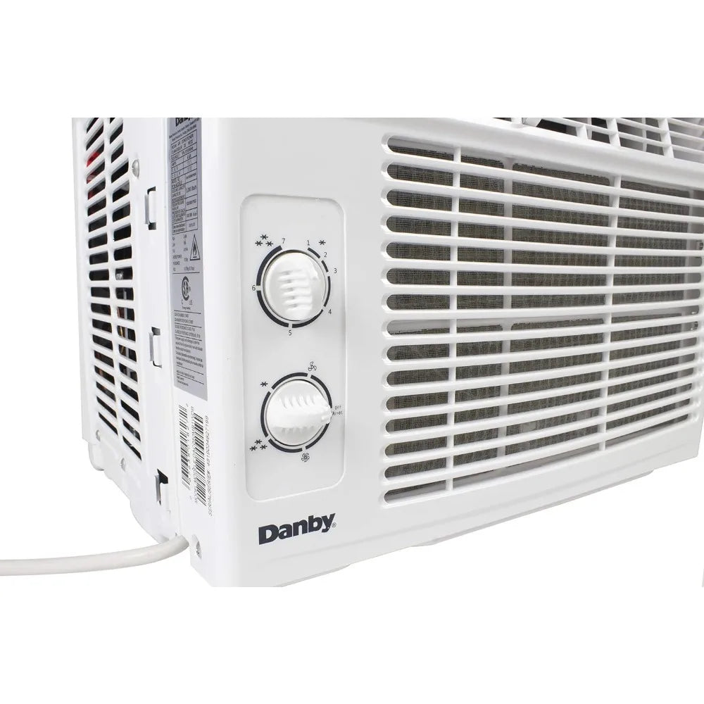 DAC050MB1WDB 5,000 Window Air Conditioner, 2 Cooling and Fan Settings, Easy to Use Mechanical Rotary Controls