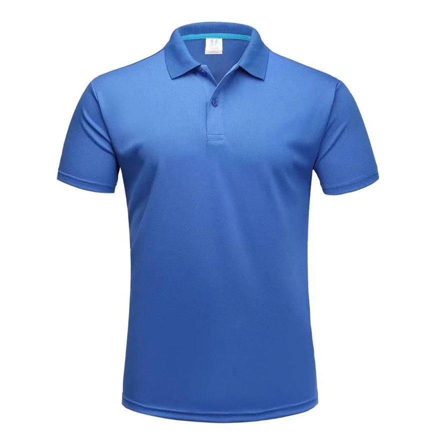 Men Golf Polo Shirt Dry Fit Sports Tshirt Polyester Running Shirt Quick Dry T-shirts For Men Playeras Polos Pour Hommes