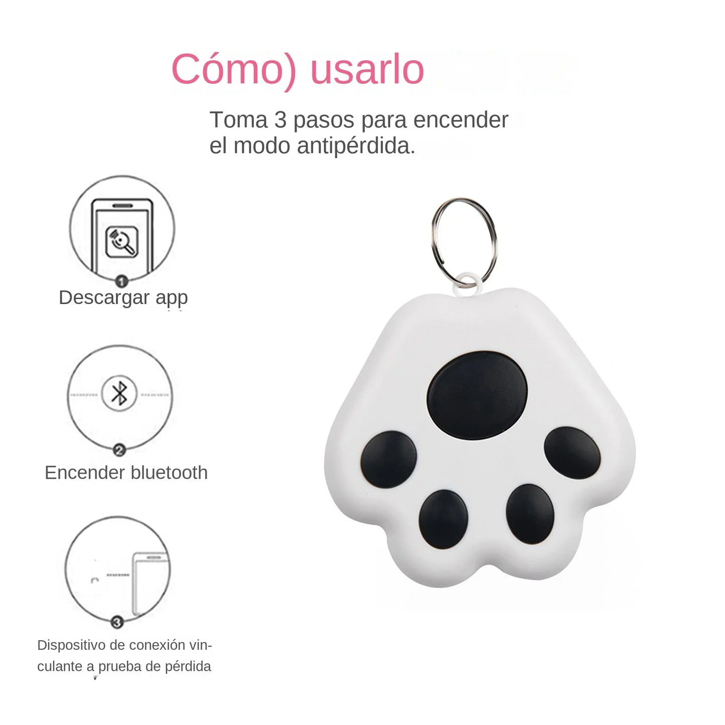 Kids Mini GPS Tracker Bluetooth 5.0 for IOS/ Android