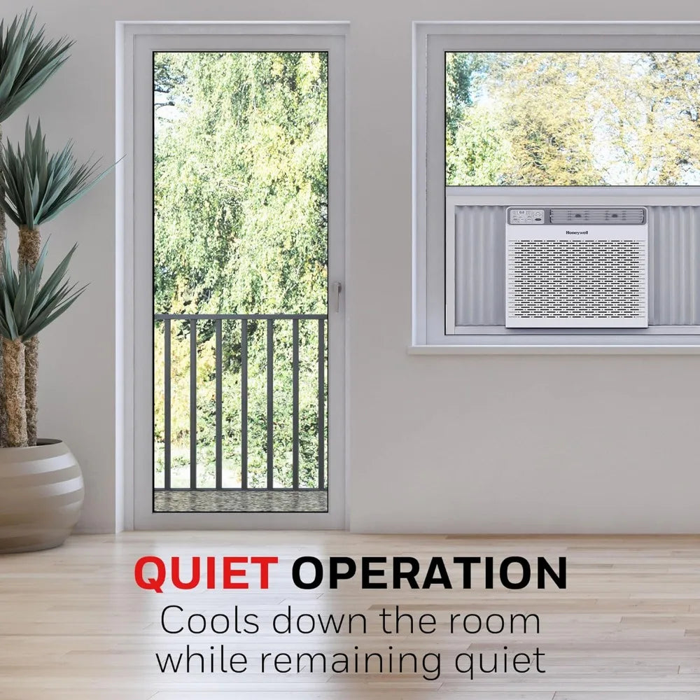 14,000 BTU Digital Window Air Conditioner, Remote, LED Display, 4 Modes, Eco, 800 sq ft Coverage