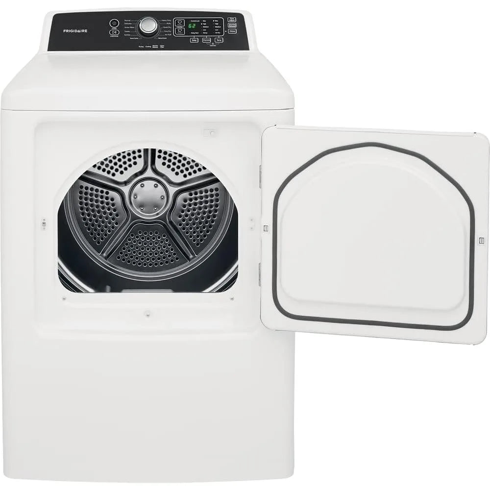 FFRE4120SW 6.7 cu. ft. Large Capacity Free Standing Electric Dryer, 10 dry cycles, Quick Dry, Active Wear, Sanitize