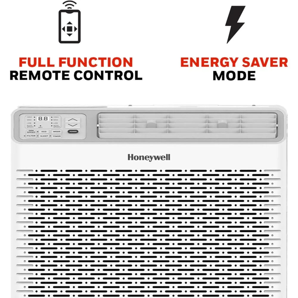 14,000 BTU Digital Window Air Conditioner, Remote, LED Display, 4 Modes, Eco, 800 sq ft Coverage