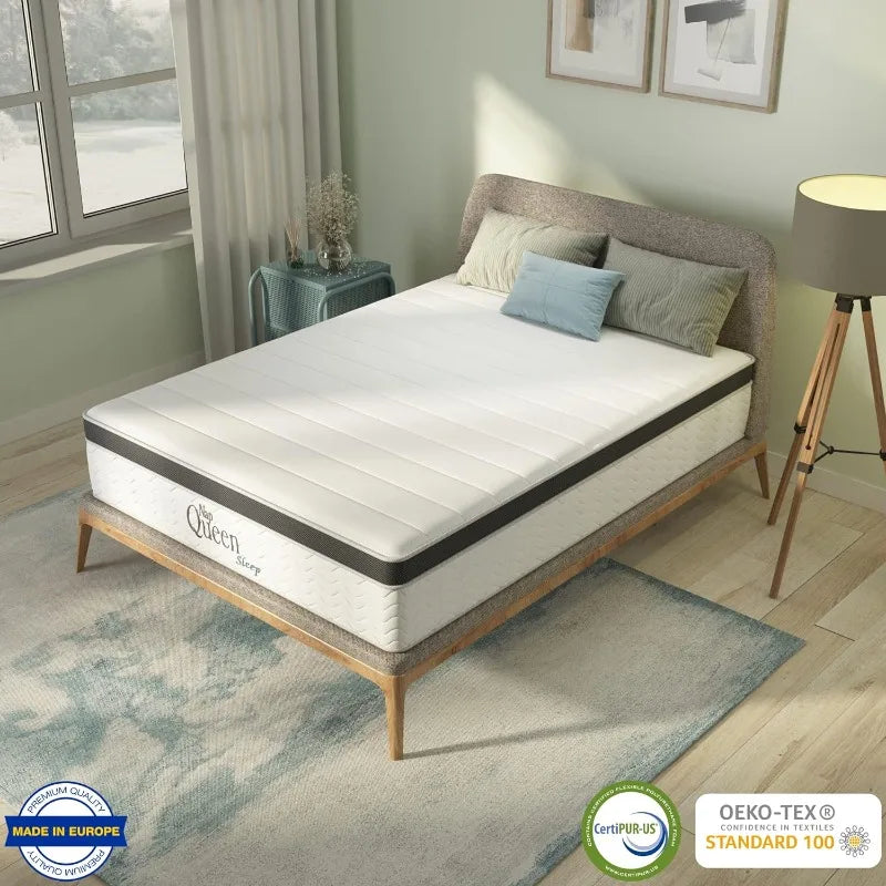 Maxima Hybrid Cooling Gel Infused Memory Foam Mattresses, Mattress in a Box, Certified, Medium Feel